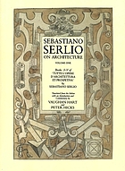 Sebastiano Serlio on architecture