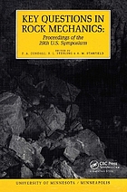 Key questions in rock mechanics : proceedings of the 29th U.S. Symposium
