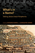 What's in a name? : talking about urban peripheries