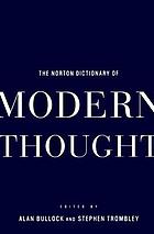 The Norton dictionary of modern thought