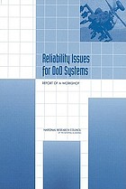 Reliability issues for DoD systems : report of a workshop