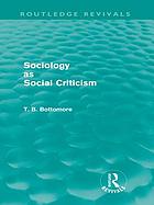 Sociology as social criticism