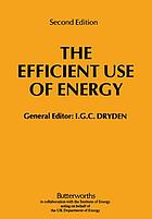 The Efficient use of energy