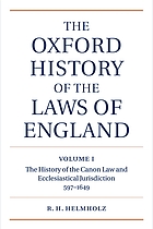 The Oxford history of the laws of England
