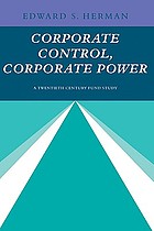 Corporate control, corporate power