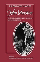 The selected plays of John Marston