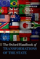 The Oxford handbook of transformations of the state