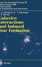 Galaxies : interactions and induced star formation