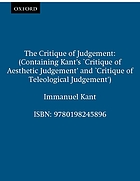 Critique of judgment