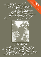 César Vallejo : the complete posthumous poetry