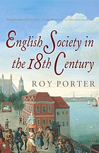 English society in the eighteenth century
