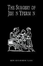 The surgery of Master Jehan Yperman (1260?-1330?)