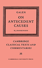Galen on antecedent causes