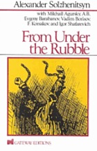 From under the rubble