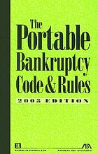 The portable bankruptcy code & rules