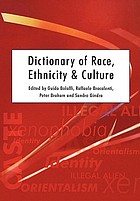 Dictionary of race, ethnicity and culture