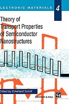 Theory of transport properties of semiconductor nanostructures