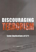 Discouraging terrorism some implications of 9/11