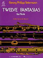 The twelve fantasias for transverse flute without bass