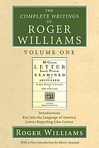 The complete writings of Roger Williams