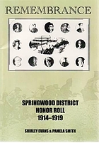 Remembrance : Springwood district honor roll 1914-1919