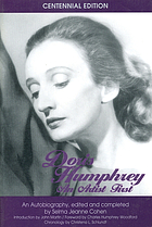 Doris Humphrey: an artist first. An autobiography