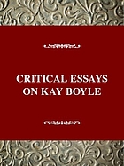 Critical essays on Kay Boyle