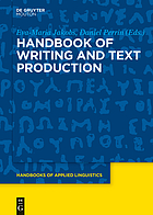 Handbook of writing and text production