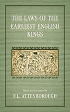 The laws of the earliest English Kings