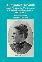 A populist assault : Sarah E. Van De Vort Emery on American democracy, 1862-1895