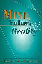 Mind, value, and reality
