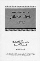 The papers of Jefferson Davis