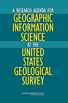 A research agenda for geographic information science at the United States Geological Survey