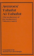Tahafut al-tahafut (The incoherence of the incoherence)