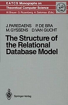 The Structure of the relational database model