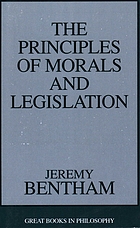 An introduction to the principles of morals and legislation