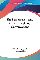 The Pentameron, and other imaginary conversations