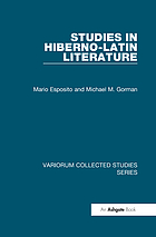 Studies in Hiberno-Latin literature