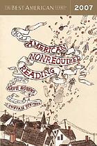 The best American nonrequired reading 2007