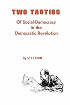Two tactics of social-democracy in the democratic revolution