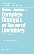 An introduction to complex analysis in several variables