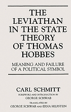 The Leviathan in the state theory of Thomas Hobbes : meaning and failure of a political symbol