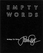 Empty words : writings '73-'78