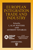 European integration : trade and industry