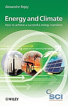 Energy & climate : how to achieve a successful energy transition