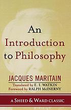 An introduction to philosophy