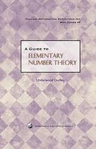 A guide to elementary number theory