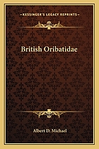 British Oribatidae