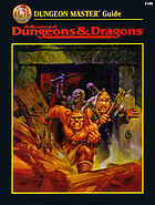 Dungeon master guide for the AD&D game