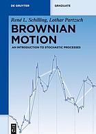 Brownian motion : an introduction to stochastic processes